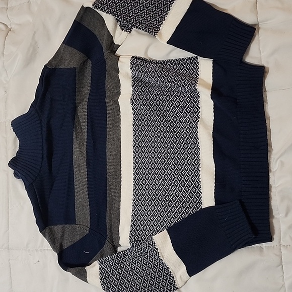 NWT Chaps Sweater Quarter Zip M 10\12 - Picture 3 of 3